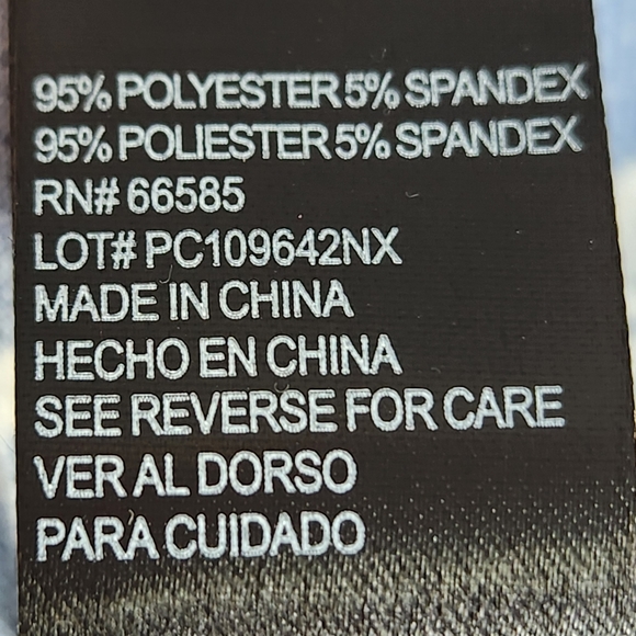 Perceptions Petite Blue & White Textured Pattern Sleeveless Dress Size PXL - Picture 7 of 8